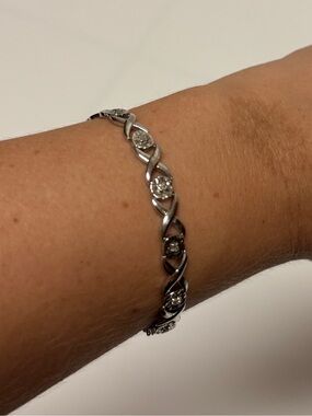 Sterling Silver XO Bracelet